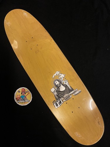 UBER RARE FLOCKED Last Supper Cliche Skateboard Deck Gabriel Rodriguez McKee