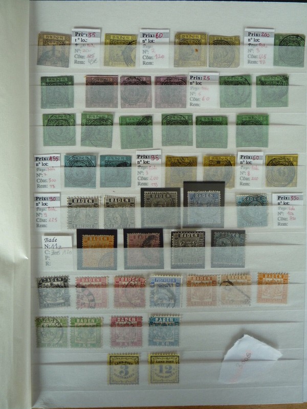 BADEN Collection Between Mi 1b-24 VF - CV +2300 Euros (A2De) | eBay