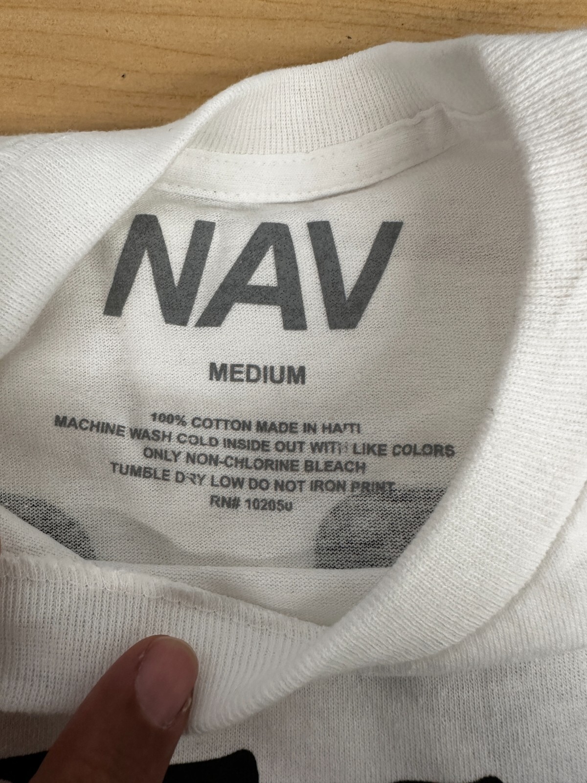 

НОВАЯ ФУТБОЛКА VLONE X NAV GOOD INTENTIONS АУТЕНТИЧНАЯ БЕЛАЯ, Белый
