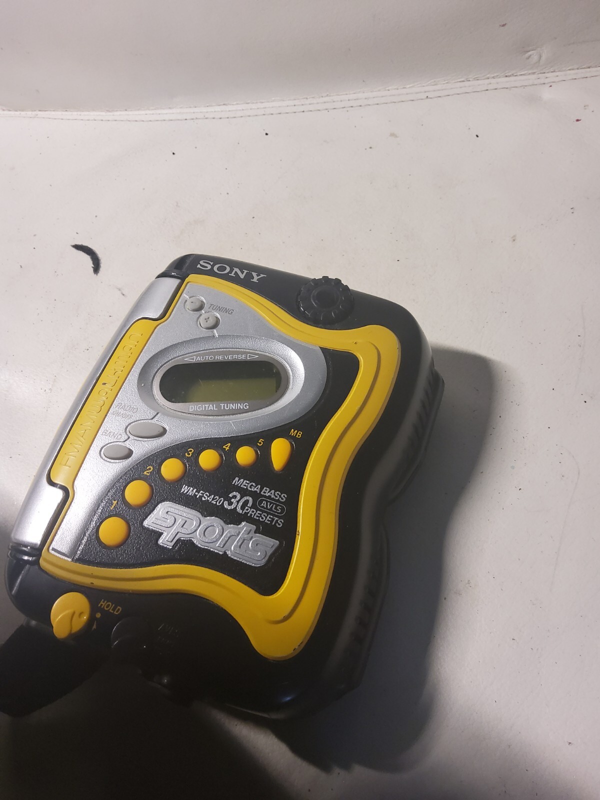SONY スポーツカセットプレーヤー WM-FS420 美品 バンドあり Vintage Sony WM-FS420 Sports Walkman Radio Cassette Tape