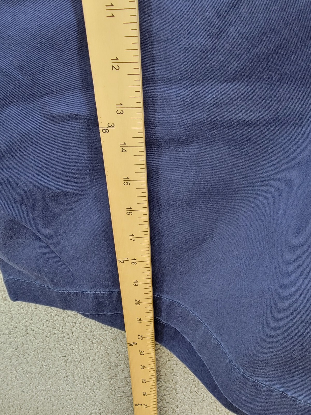Polo Ralph Lauren Big & Tall Classic-Fit Chino Shorts Men's 46B/46G Navy Button~ - Picture 9 of 18