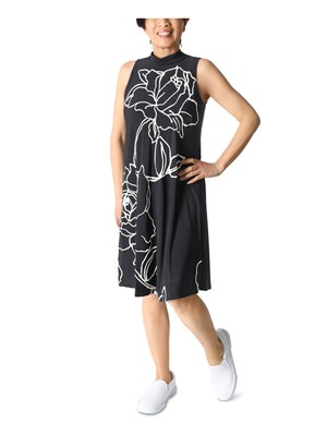 ФИРМЕННОЕ женское платье из джерси с черным галстуком-бабочкой от ROBBIE BEE в стиле Petites PM