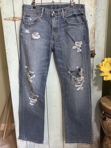 Levis 569 Mens Jeans W 36 L33 Blue Loose Straight Denim Y2K