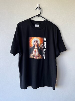 new Ksubi womens tee shirt short sleeve shirt top small s 8 black oh g die hard