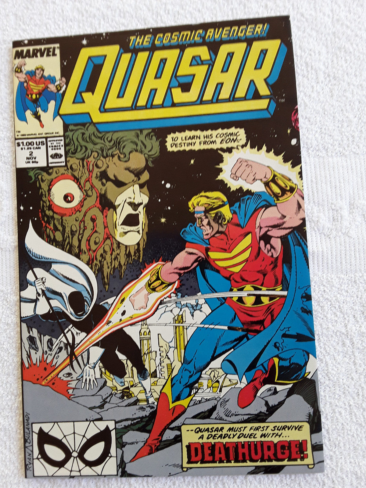 JUSTICE: THE DELUXE EDITION　アメコミ　ハードカバー Quasar #2 (Nov 1989, Marvel) VF+ 8.5 | eBay