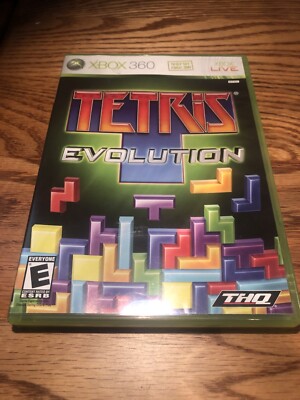 TETRIS EVOLUTION X-BOX XBOX 360 COMPLETE GAME CASE & MANUAL NES HQ