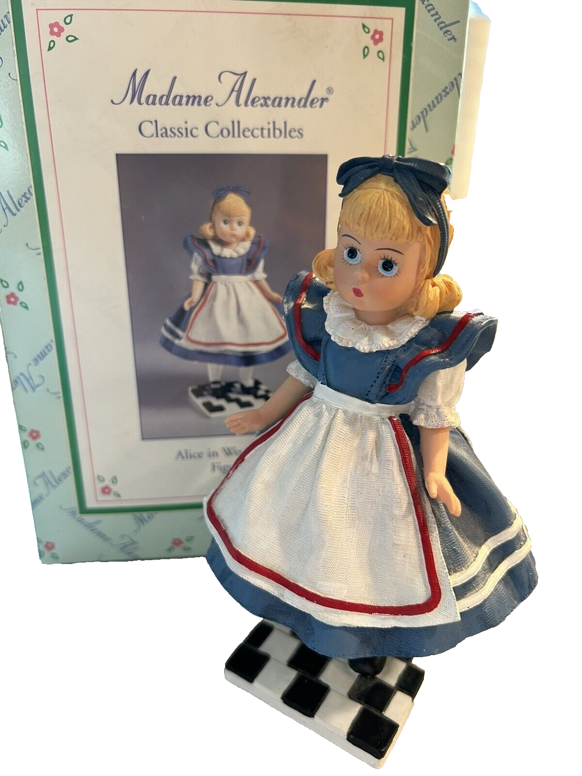 Madame Alexander 90240 Alice in Wonderland Resin Limited Edition Figure w/ Box