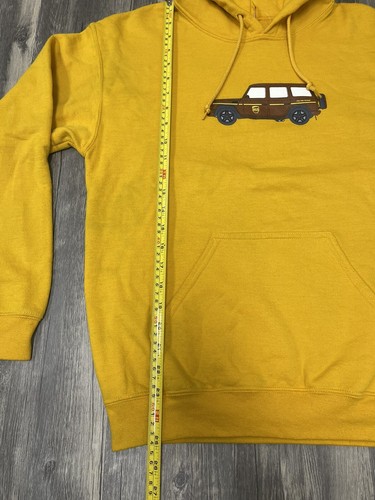 Anti Social Social Club x UPS G - Men's Wagon Hoodie Yellow  Size Small