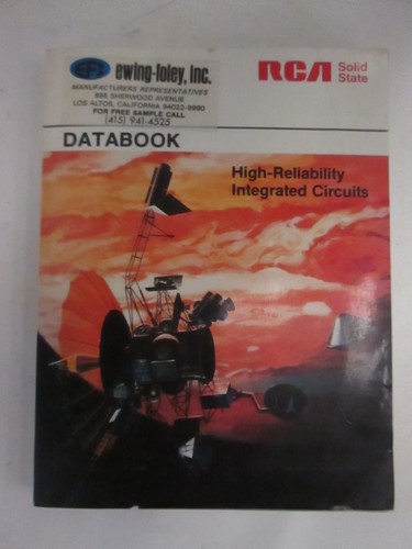 RCA Solid State High-Reliability Integrated circuits Databook, Used