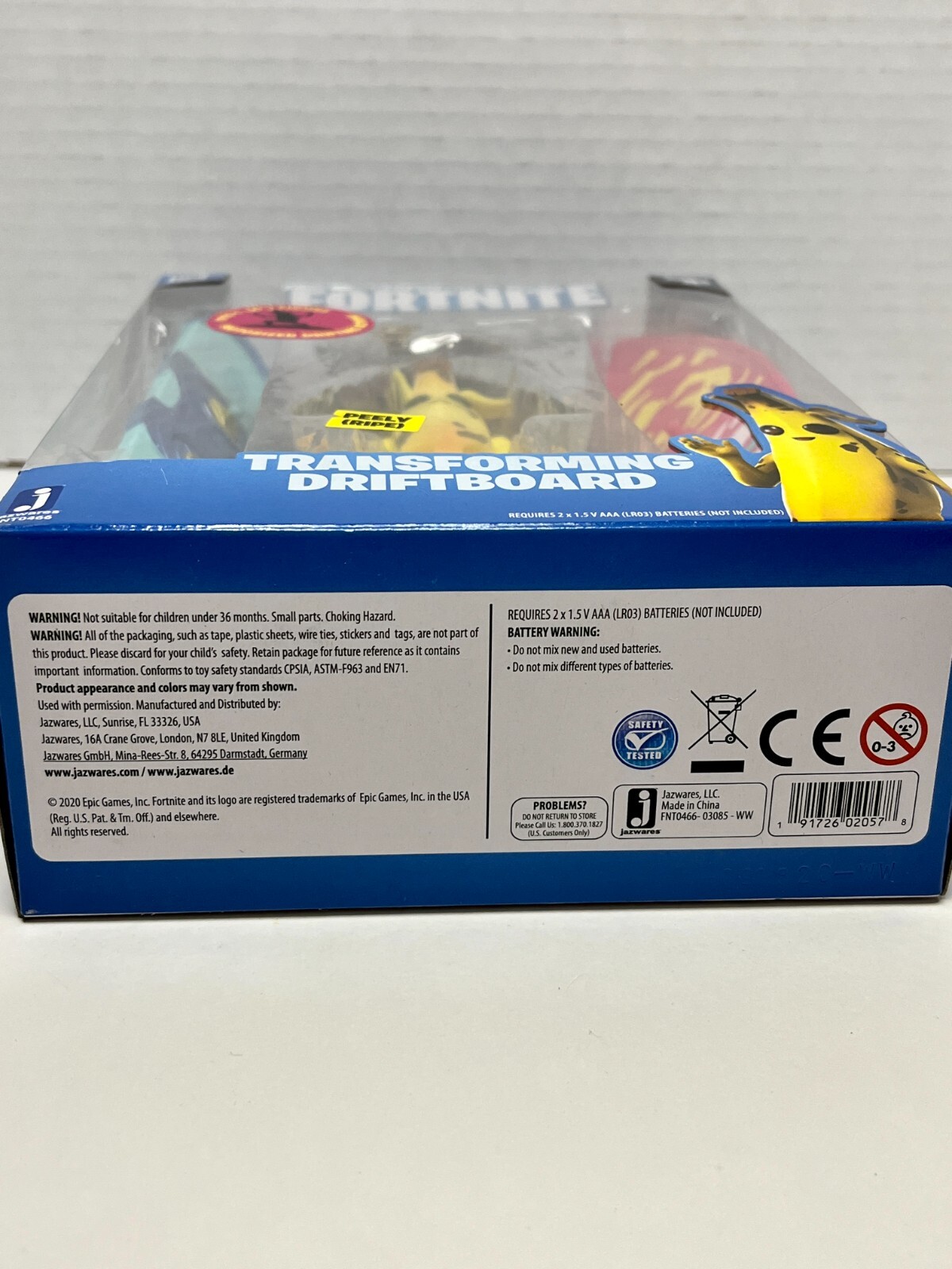 Fortnite PEELY (Ripe) 4" Action Figure with Transforming Driftboard Jazwares NEW