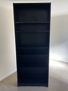 bookshelf ikea billy bookcase brown