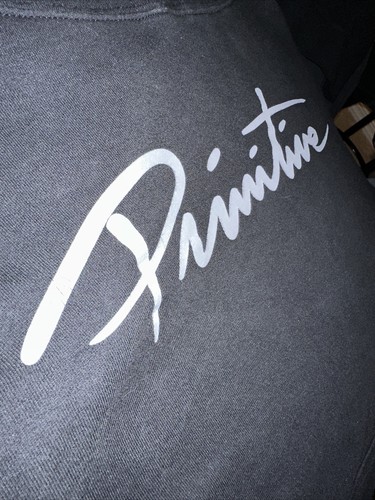Primitive Hoodie Men&rsquo;s Large Black Logo Print Long Sleeve Pullover