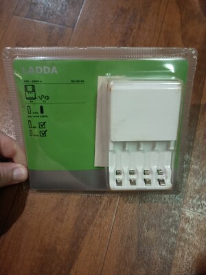 IKEA LADDA Compact Battery Charger - For AA/AAA Rechargeable Batteries - New