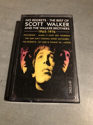 walker brothers Scott Best Of no regrets cassette tape 1965-1976 Fontana 1992