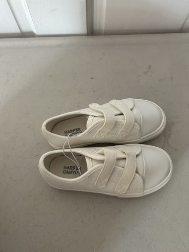 Harper Canyon Strap White Kid's Sneakers, Toddler, Size 9M, White, Kids, NWT