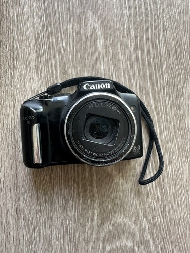 Canon キャノン SX170 IS PowerShot デジカメ 黒 充電器 本体機種から選ぶ/コンパクトデジタルカメラ/PowerShot シリーズ