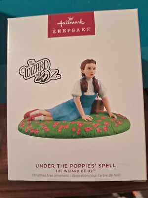 2023 Hallmark Keepsake Ornament  - Under the Poppies' Spell - The Wizard of Oz