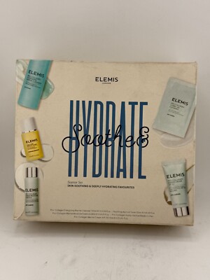 Elemis, sooth, & hydrate collection anti-aging 5 Piece For Fine Lines &wrinkles
