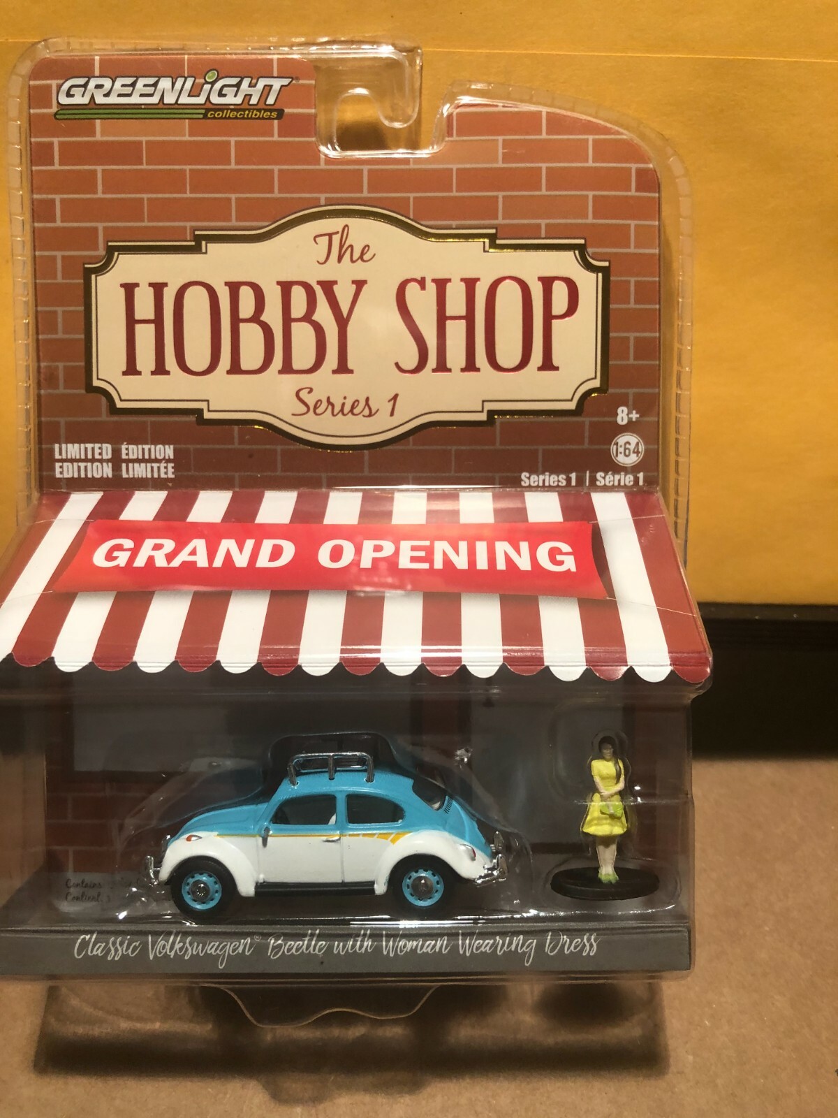 【９台セット】グリーンライト　フォルクスワーゲン ビートル　1/64 1/64 GREENLIGHT HOBBY SHOP CLASSIC VOLKSWAGEN BEETLE & WOMAN
