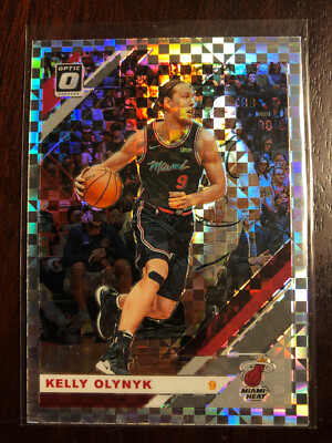 2019-20 Donruss Optic Kelly Olynyk Checkerboard Silver Prizm Rare #31