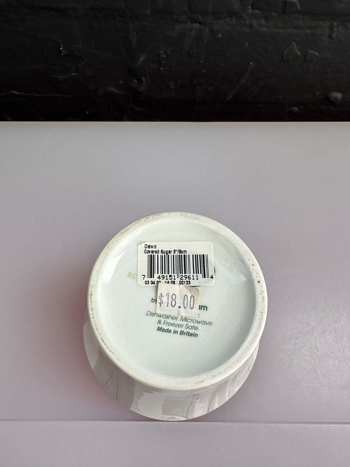 Portmeirion Dawn Open Sugar Bowl / Small Pot 10 cm W x 7 cm H