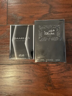 Rasasi Hawas & Rasasi Daarej Bundle for Men Eau De Parfum 3.4 FL. OZ/100 ML EDP