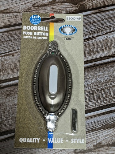 Teiber Doorbell Craftmade Surface Mount  Push Button Antique