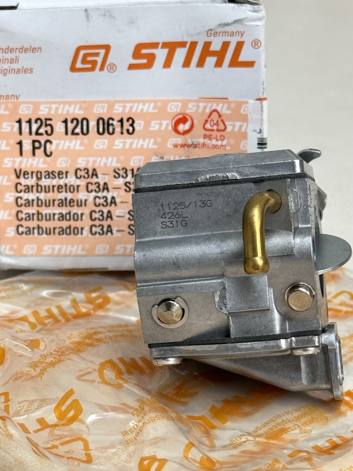 AISEN Vergaser Für Stihl 034 AV, 034 Super, MS340 – Passend Für Zama C3A-S39B, 1125-120-0615