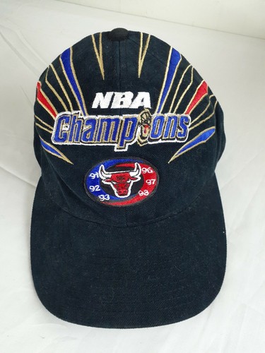 Vintage Chicago Bulls Starter 1998 NBA Champions Cap Last