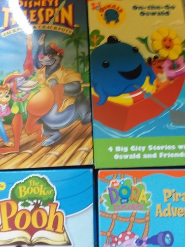 JIMMY NEUTRON 10 kids tape lot  VHS Tape Lot Animation Nickelodeon Nick JR more