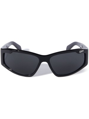 Pre-owned Off-white Oeri118s24pla0011007 Kimball Black Sunglasses