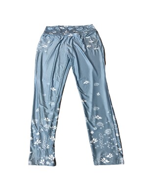 New Lily by Fermiana Leggings Blue Floral 3XL
