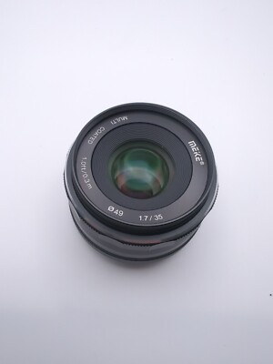 Meike 35mm F1.7 Manual Focus MF Prime Lens For Canon EF-M Cameras