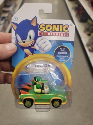 Sonic The Hedgehog Vector Diecast Beat Monster Car Team Racing Jakks