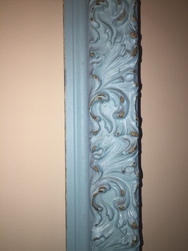 Architectural Salvage Wooden Painted Shabby Chic Ornate Picture Frame 32 X 26