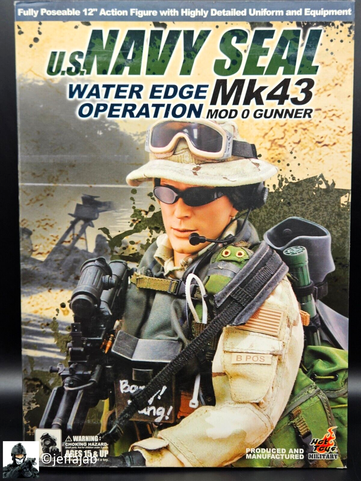 1:6 scale Hot Toys US Navy SEAL Water Edge Operation MK43 1:6 scale Hot Toys US Navy SEAL Water Edge Operation MK43
