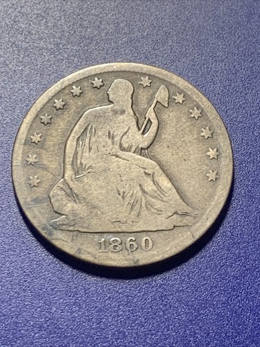 コレクション 1860 Seated Liberty Half Dollar 1860-S Seated Liberty Half Dollar | eBay