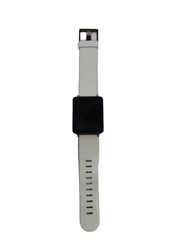 LG G Model 100 Smart Watch Square White Clean No Scratches O