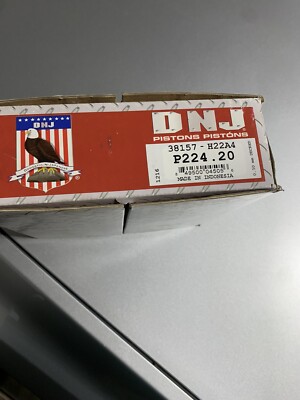 P224 DNJ Pistons Set of 4 New for Honda Prelude 1997-2001