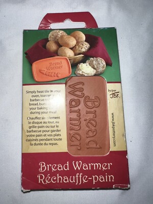 JBK Ceramic Bread Warmer Tile - Keep Your Bread and Buns Warm BRAND NEW!