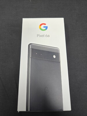 NEW Google Pixel 6a GX7AS - 128GB - Charcoal (Verizon Prepaid)