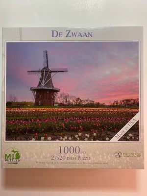 1000 Piece Puzzle Phil Stagg Photography ''De Zwaan'' by MI Puzzles