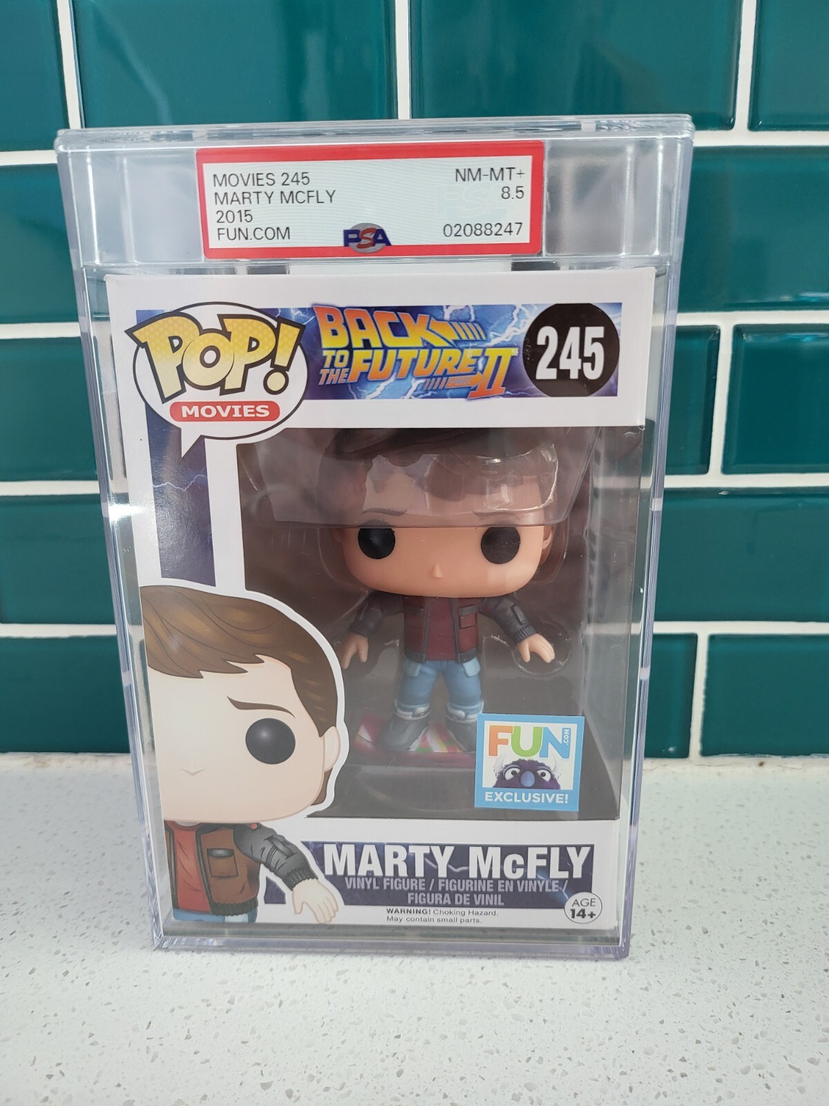 Funko Pop! Marty McFly (Hoverboard) (FUN Exclusive) PSA 8.5