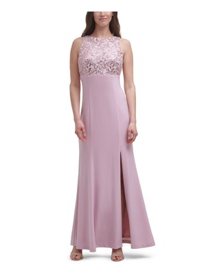 Женское розовое вечернее платье без рукавов с круглым вырезом VINCE CAMUTO 4