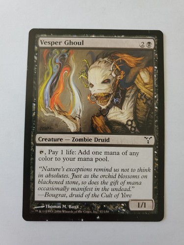 MTG Magic The Gathering Card Vesper Ghoul Creature Zombie