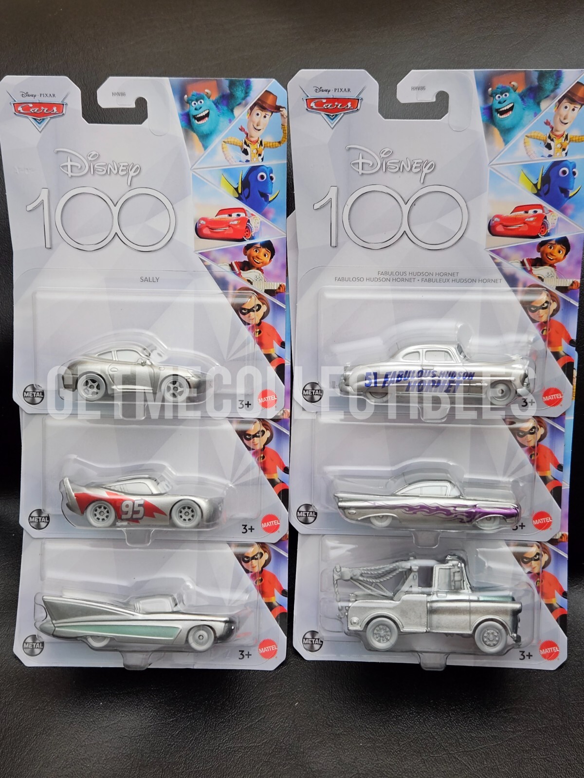 Disney 100thカーズ6台セット　日本未入荷‼️ 6 DISNEY PIXAR CARS 100th ANNIVERSARY PLATINUM SET OF 6 2023