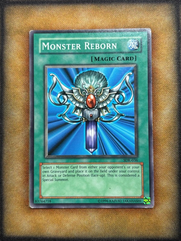 REBORN カード Yugioh Monster Reborn SDK-036 Common LP | eBay