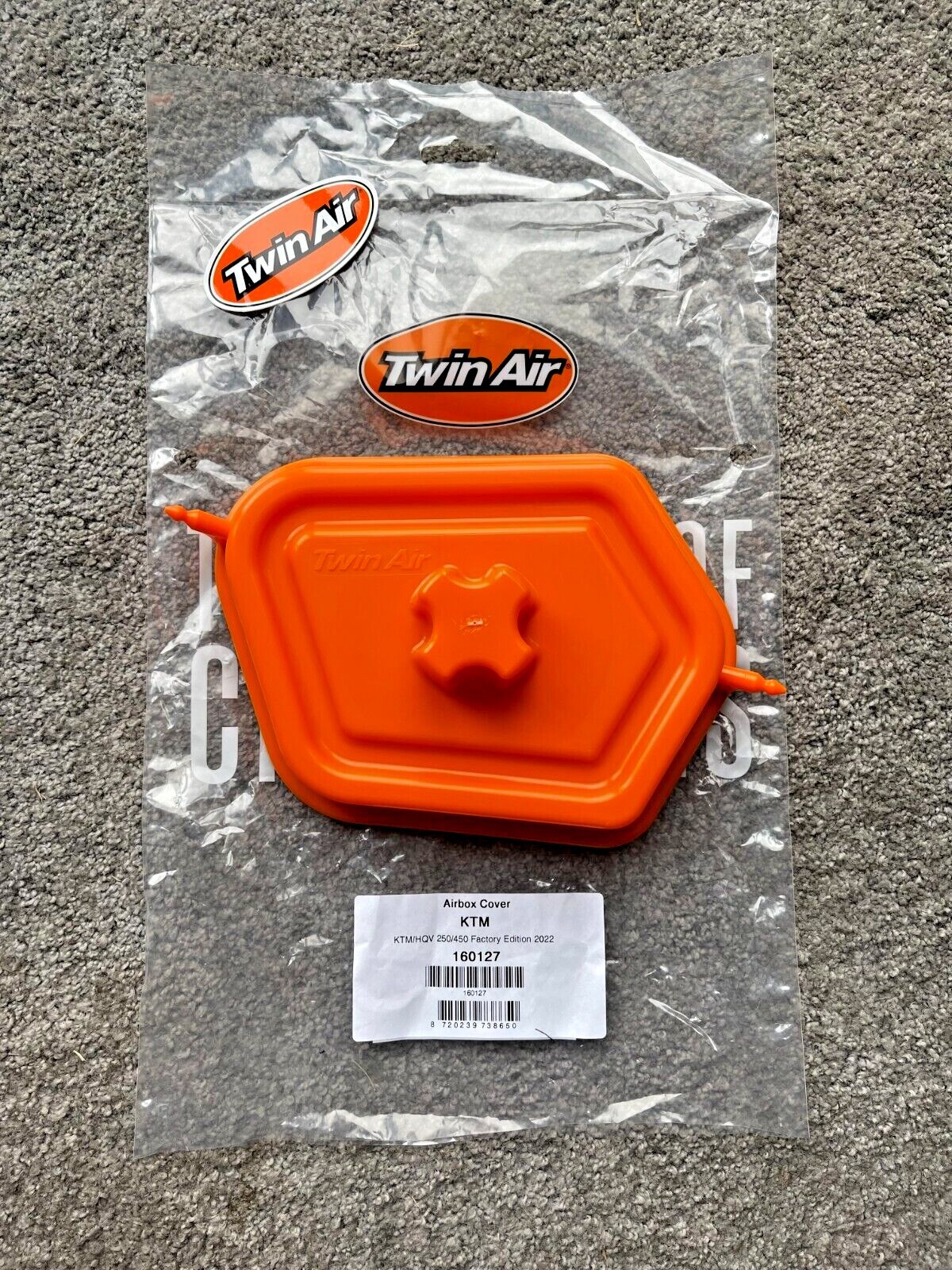 Twin Air Airbox Cover – Schützt Den Luftfilter Beim Reinigen, Für KTM/HQV, Mit Dichtring