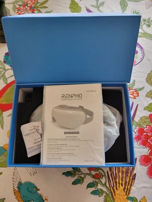 RENPHO RF-EM001R Electric Eye Massager - White New in Box