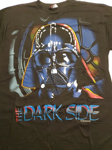 Vintage 1996 Star Wars Darth Vader The Dark Side Mens XL T